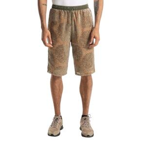 DAILY PAPER Men’s BERMUDA‎ Relaxed Pax Shorts with Pockets, Green/Gold, Small